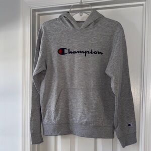 Champion Heather Gray Pullover Hoodie